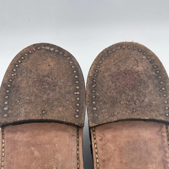 William Chatsworth Black Wing‎ Tip Vintage Dress Shoes Made England 11D